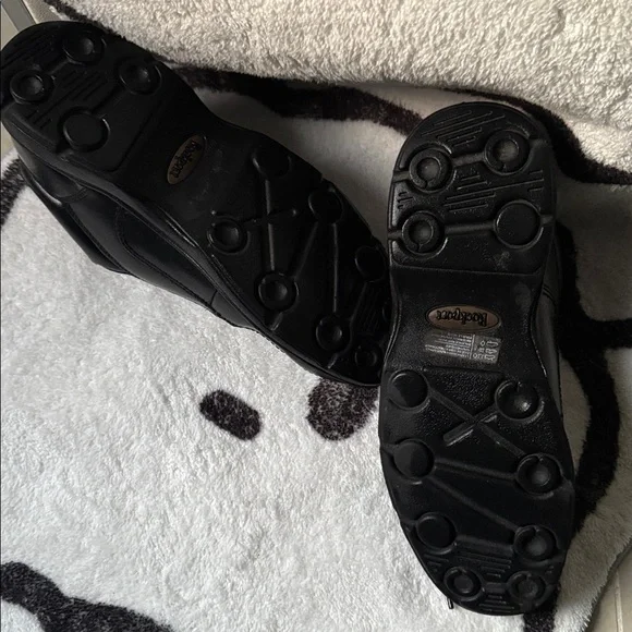 Men's Rockport Black Leather Shoes. - Picture 5 of 5